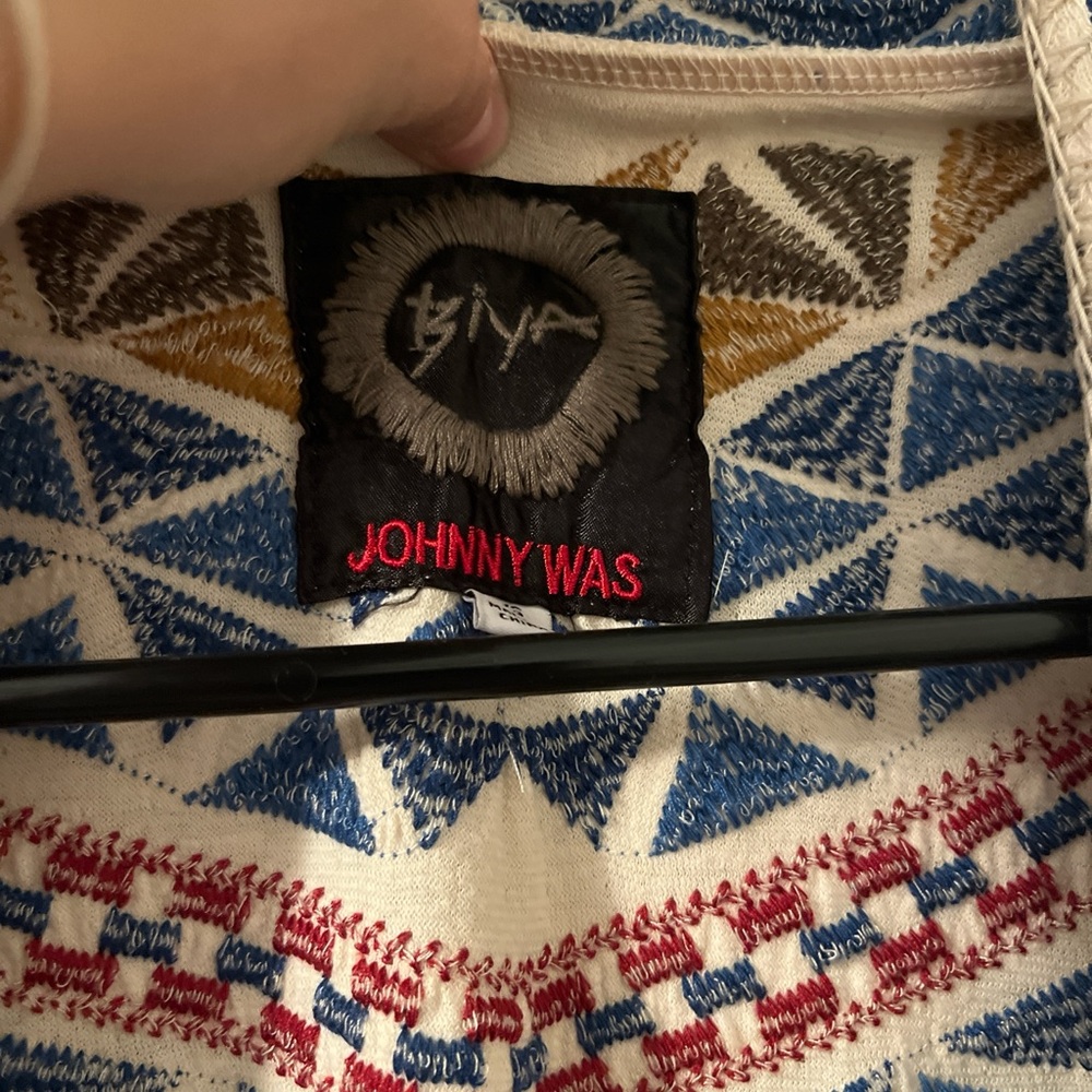 Johnny Was Multicolor Embroidered Garment